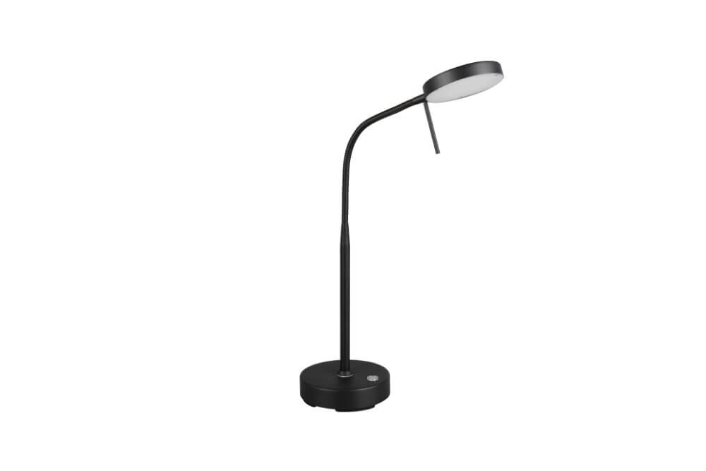 Zwarte bureaulamp Moreno oplaadbaar Trio 4017807617993