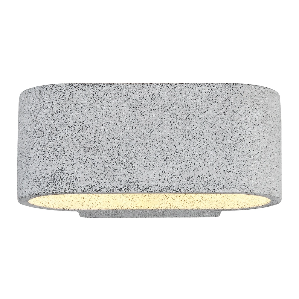 Moderne wandlamp Ferguson ovaal grijs Globo 9007371589913