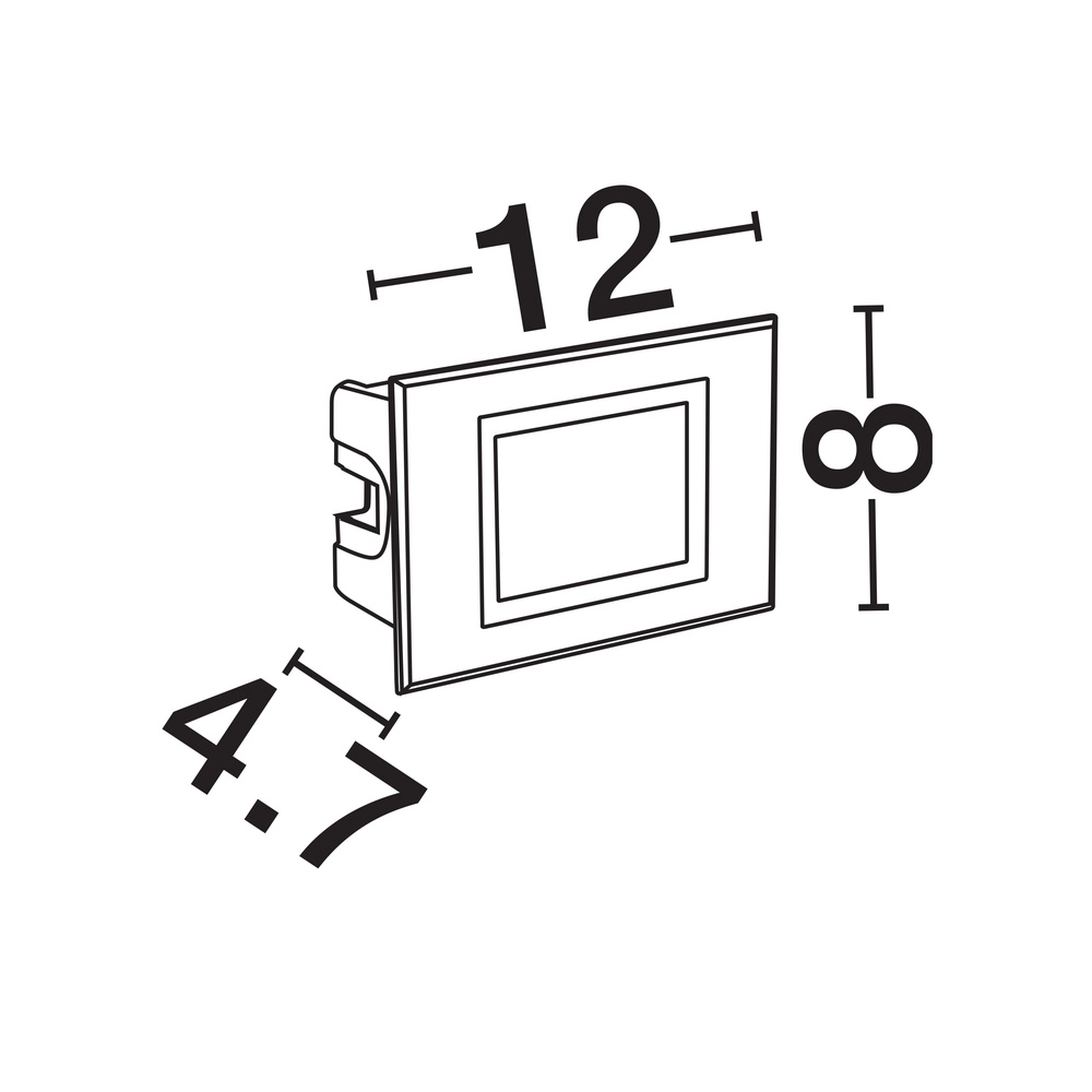 Inbouwlamp Rudy wit Lyora 5212017453211