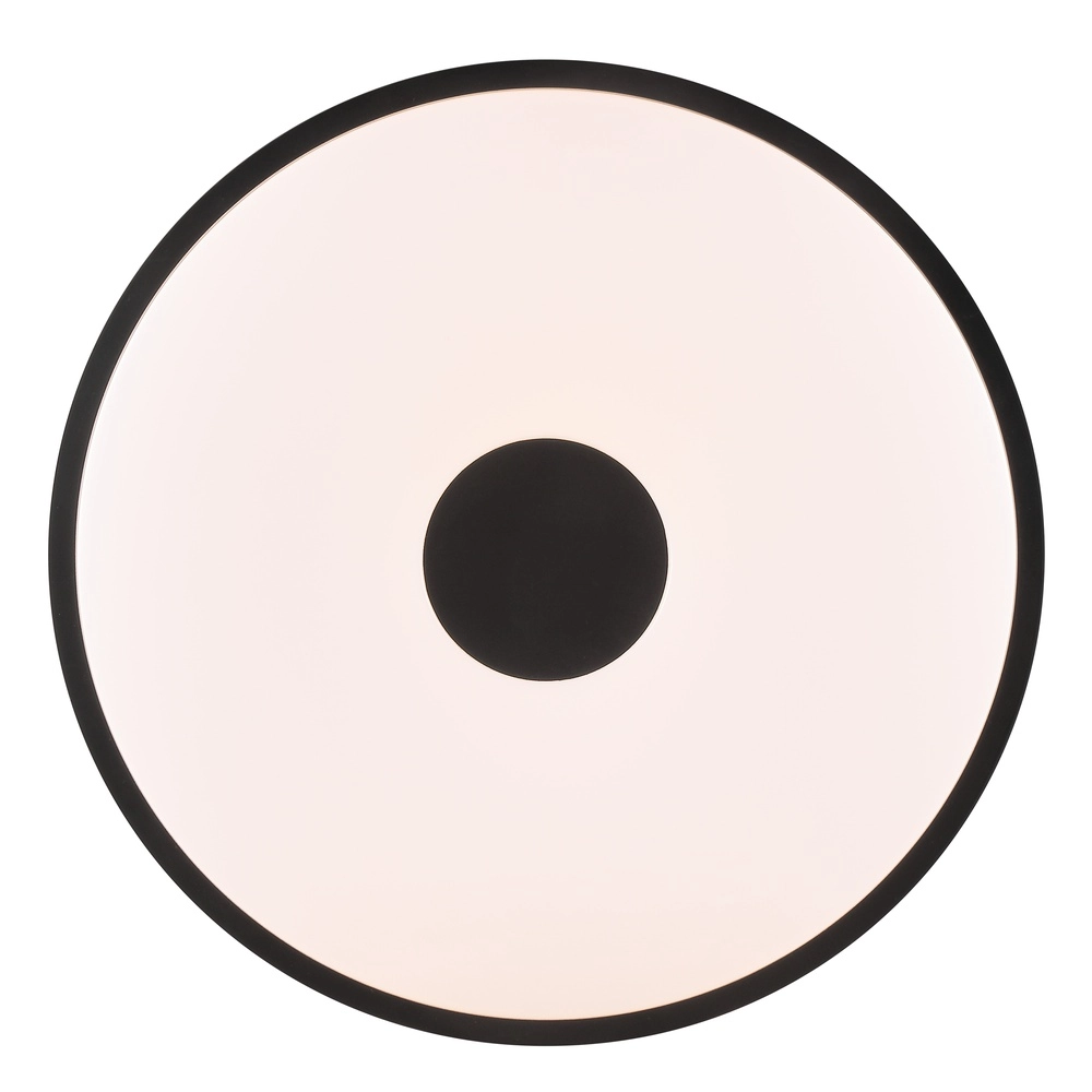 Plafonniere Tavis zwart Ø 44,5cm Brilliant 4004353477591