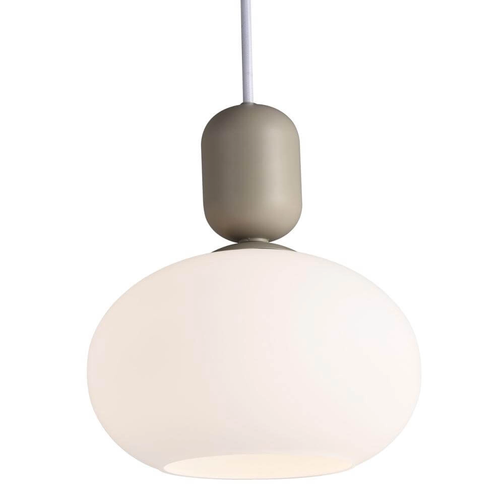 Hanglamp Notti grijs met wit Nordlux 5704924001796