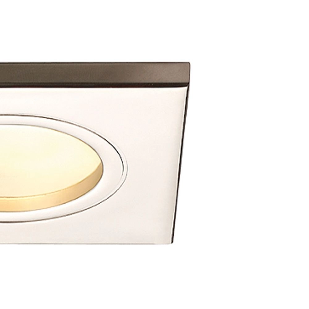 Inbouwspot Dolix Out GU10 Square voor buiten titaan SLV 4024163194891