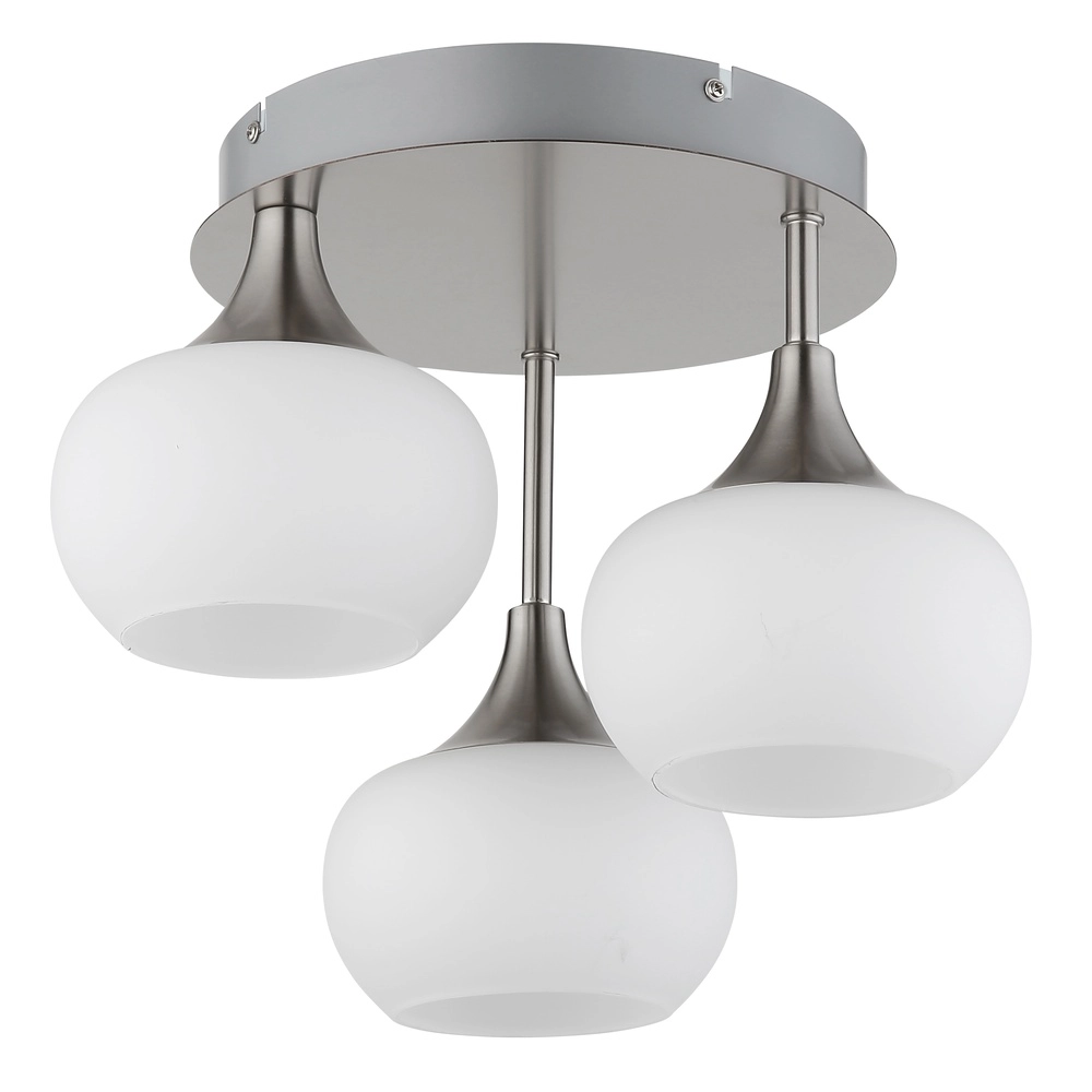 Nikkel plafondlamp Lui design Globo 9007371580606