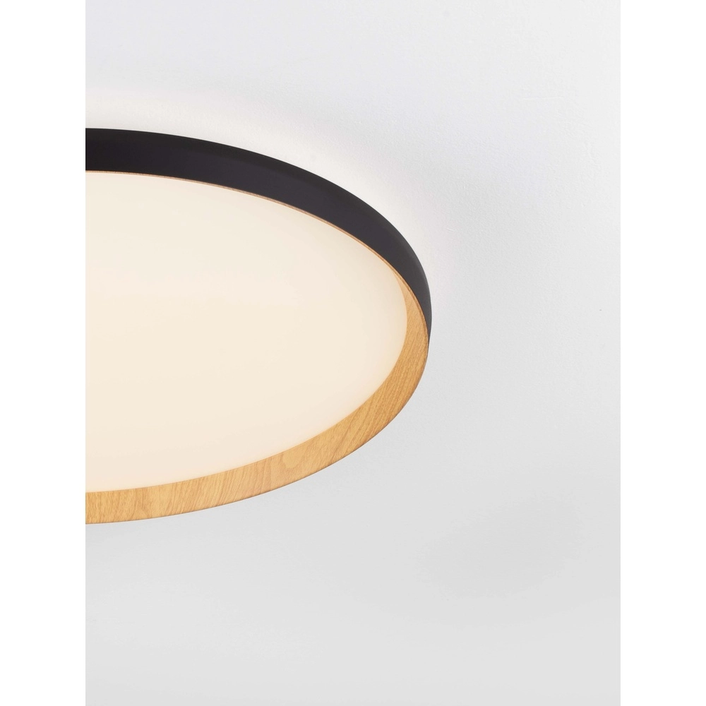 Plafonniere Vomos zwart Ø 60cm Lyora 5212017448781