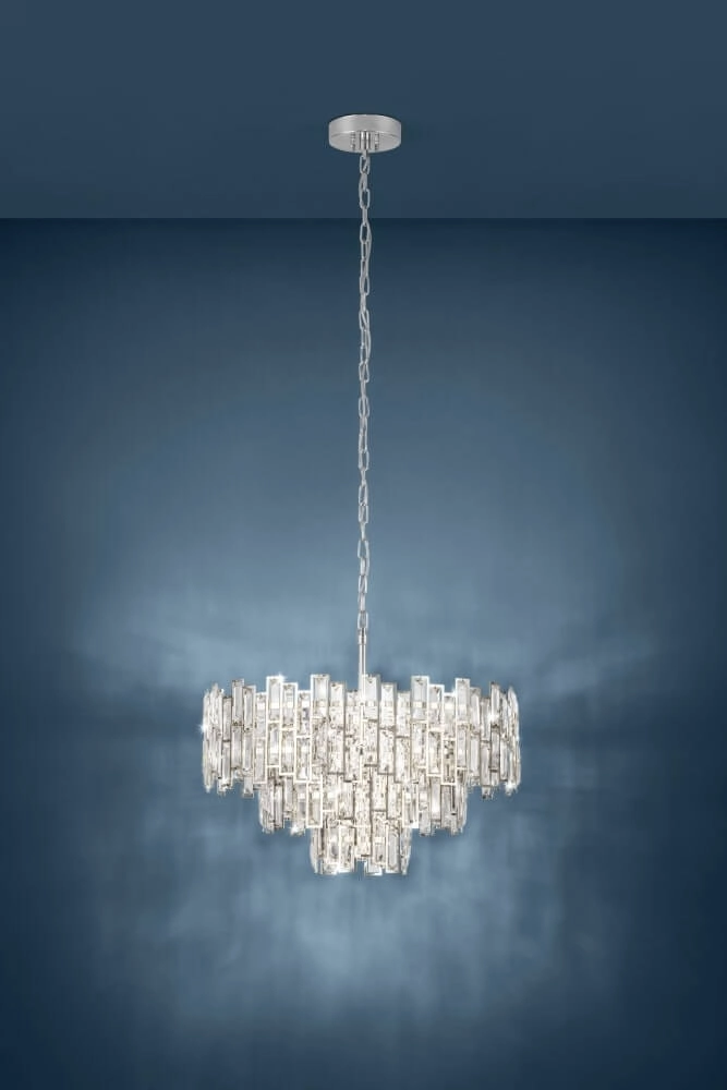 Ø 63cm kroonluchter Calmeilles 1 chroom Stars of Light 9002759396268