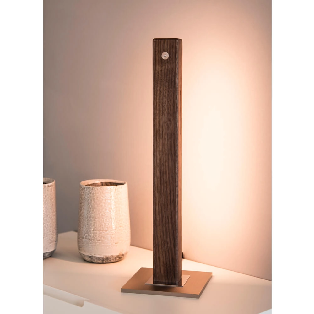 Tafellamp led Leonora 51 cm - walnut oiled HerzBlut 4021273026340