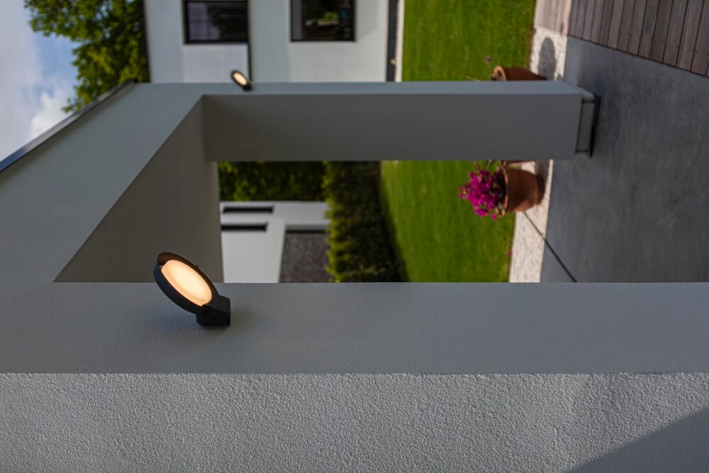 Ronde buitenlamp Polo design antraciet Lutec 6939412013756