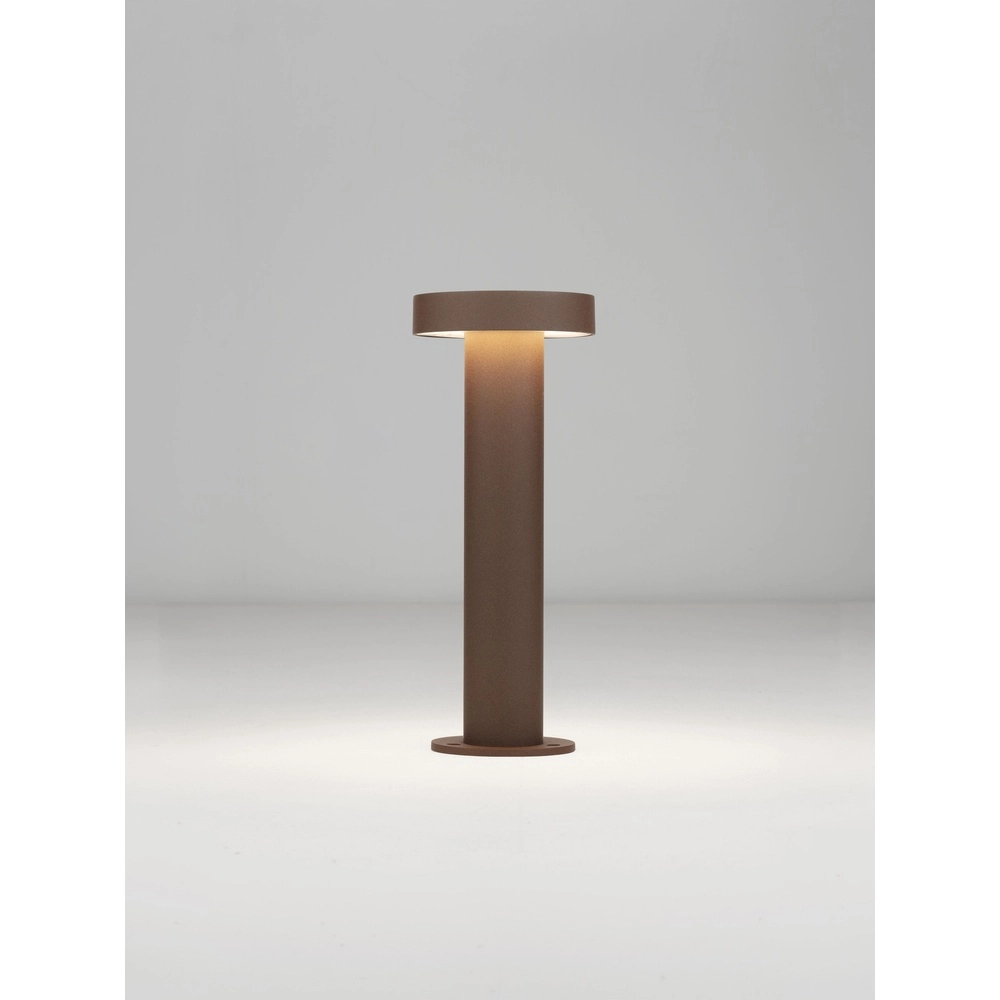 Desing tuinlamp Gong roestbruin 30cm - 3000K Lyora 5212017496218