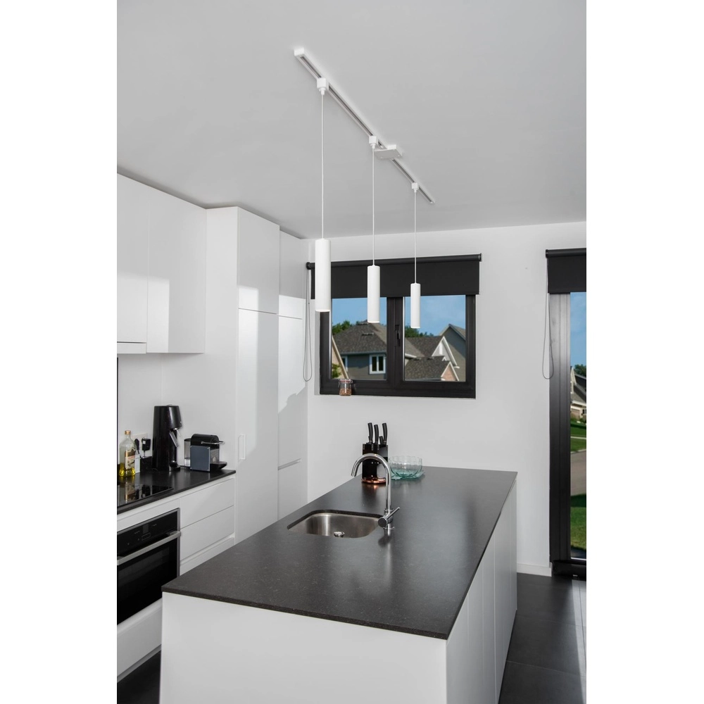 Rail hanglamp Track Floris 1-fase wit Lucide 5411212093875