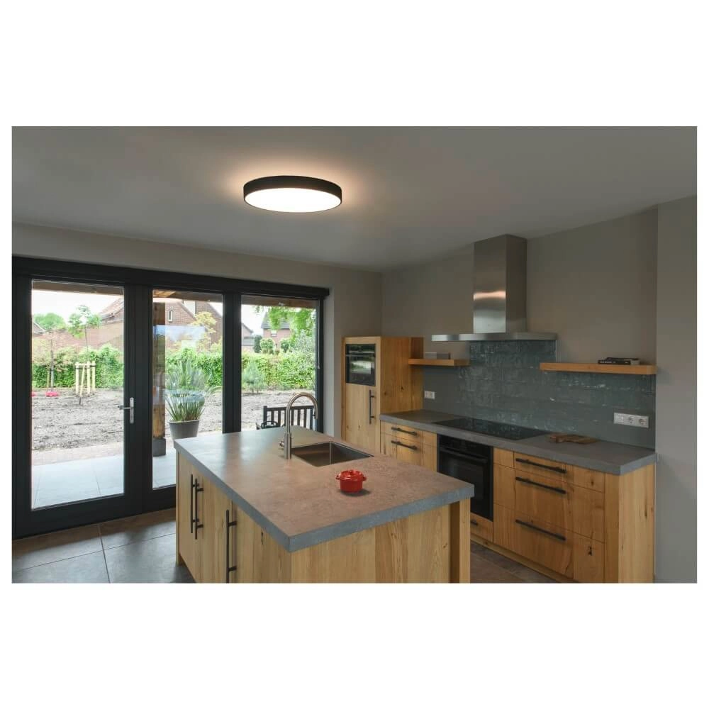 Plafondlamp / Hanglamp Medo 60 zwart - CCT - Ø 60cm SLV 4024163276672