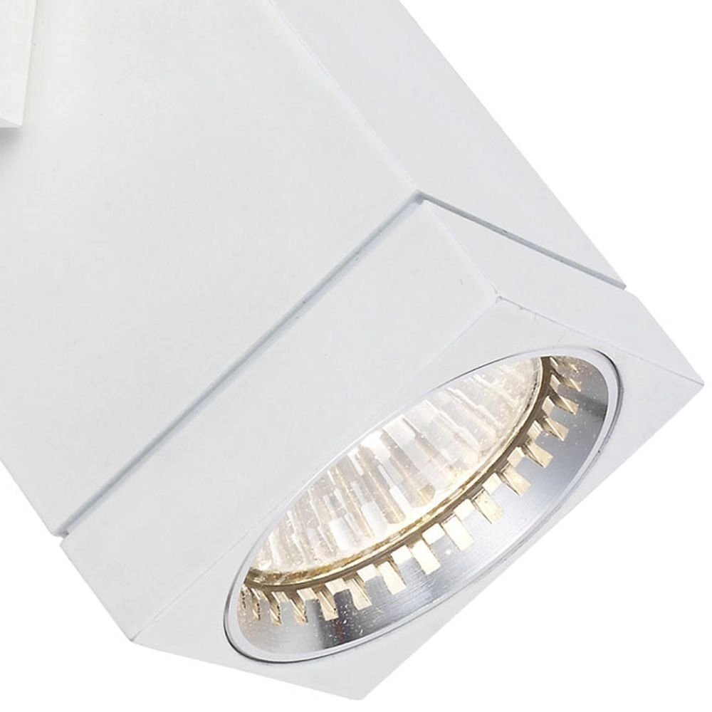 Wandspot Cubic Alu voor buiten wit KS Verlichting 8714732712705