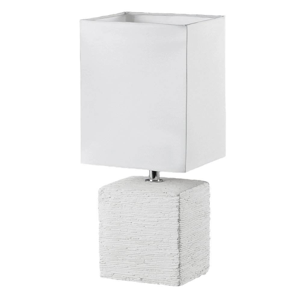 Vierkante schemerlamp Ping wit Vierkante schemerlamp Ping wit