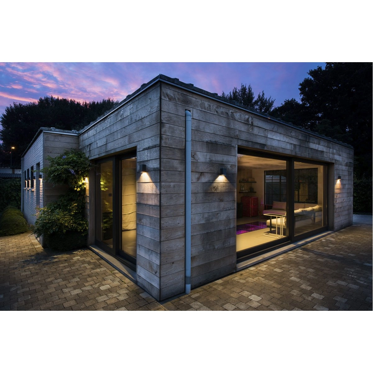 Vierkante lamp Quad Down 1x4,5w - 3000K antraciet SLV 4024163148641