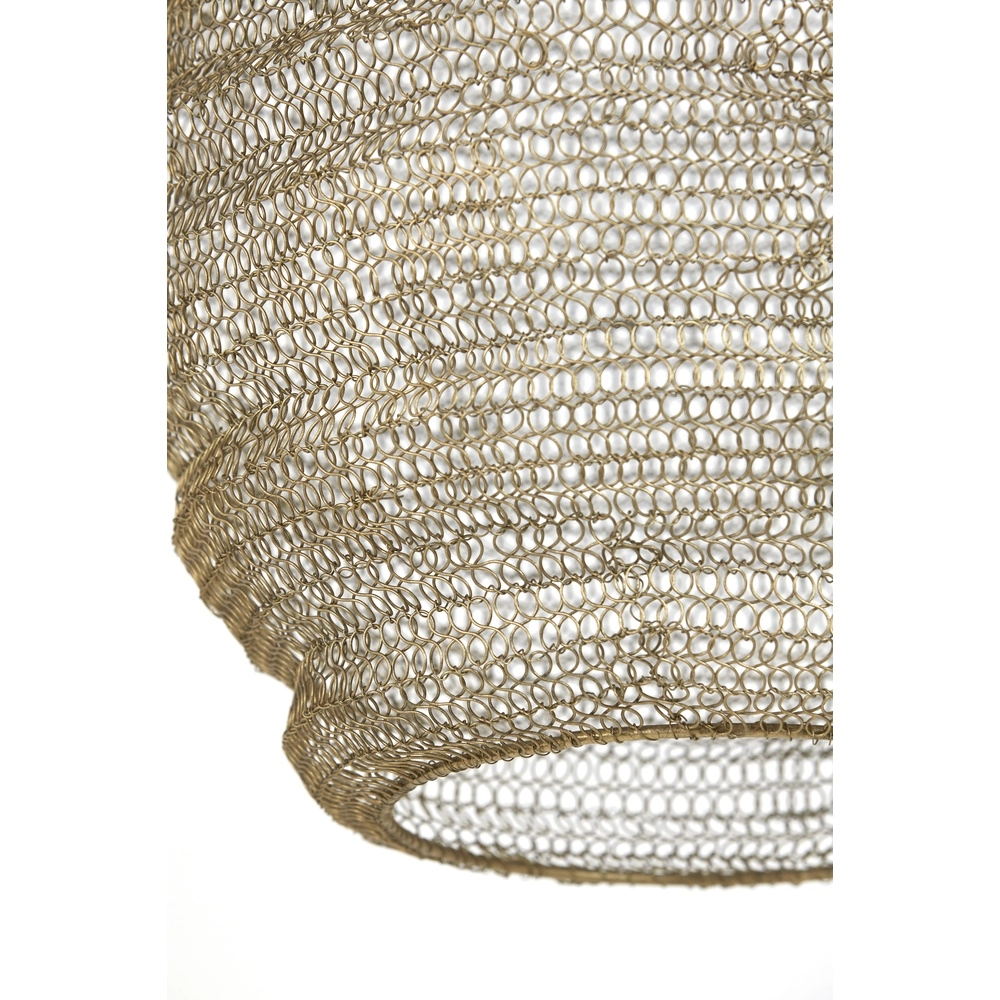 Gaas hanglamp Nina Ø 38cm - antiek brons Light & Living 8717807175344