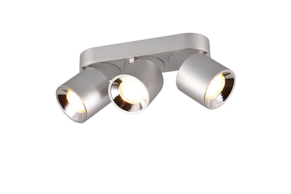 Plafondlamp Guayana 3-lichts nikkel Trio 4017807574005