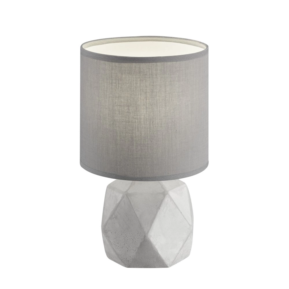 Tafellamp Pike 28cm betongrijs met titaan Tafellamp Pike 28cm betongrijs met titaan