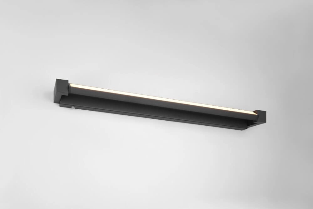Led spiegellamp Fabrizio 80cm - zwart Trio 4017807616804