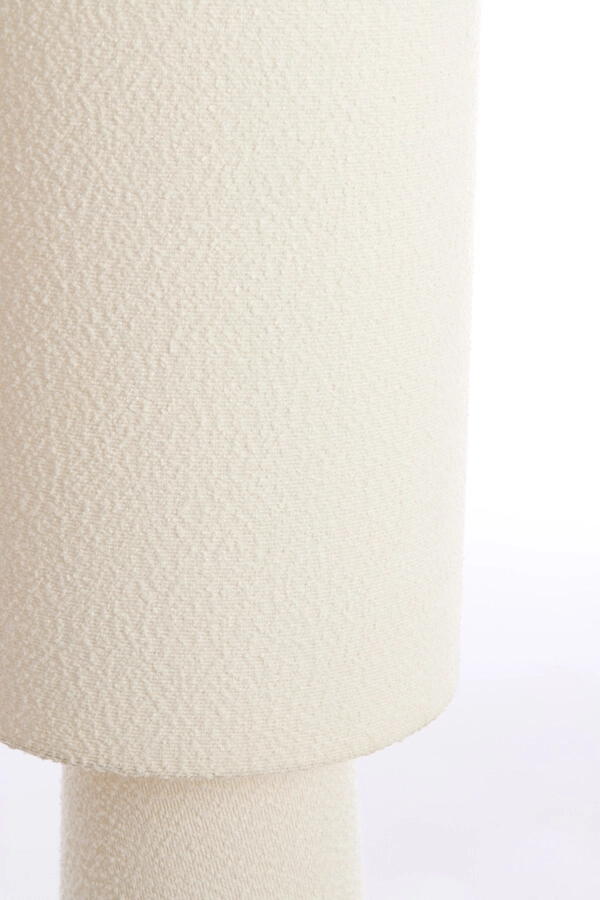 Teddy vloerlamp Micky wit Ø 40cm Light & Living 8717807712563