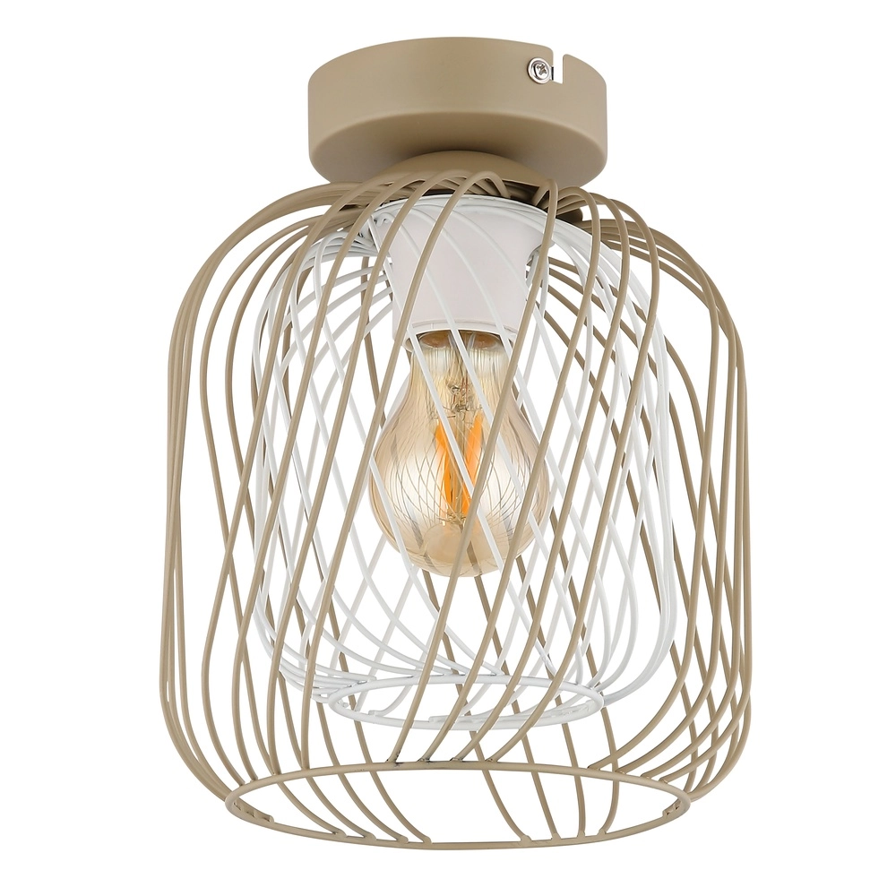 Plafondlamp Dichti zand bruin Globo 9007371533336