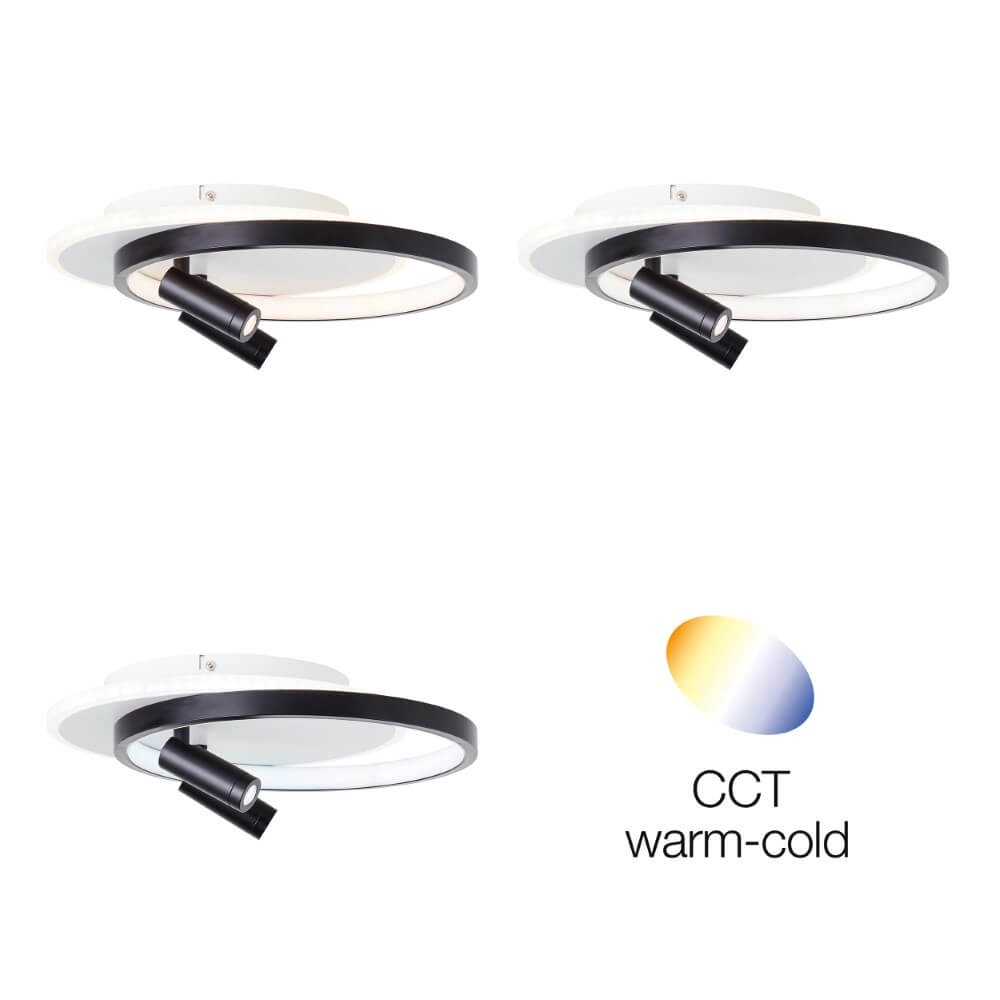 Led plafondlamp Eunomia met 2 spotjes Brilliant 4004353409684