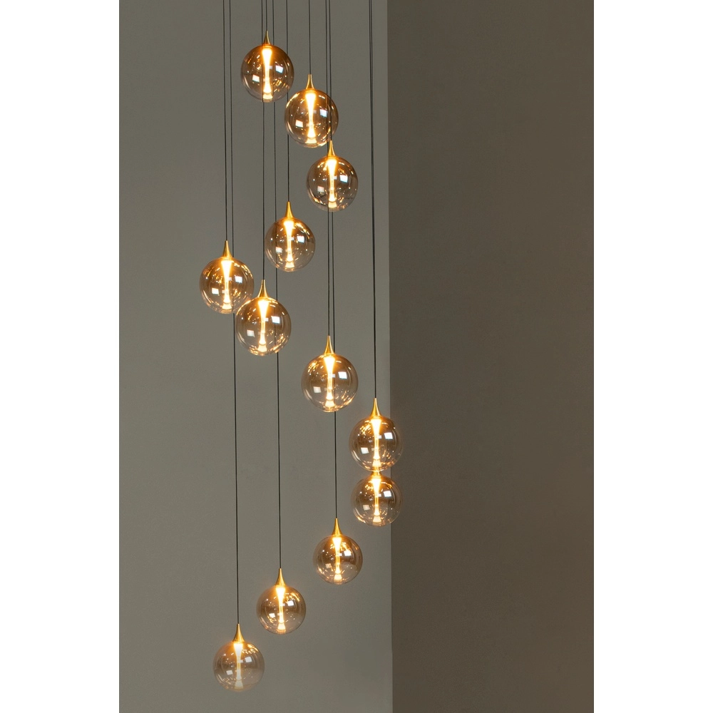 Design led hanglamp Gisela fading - 12x Ø 16cm Premium by Lucide 5411212134851