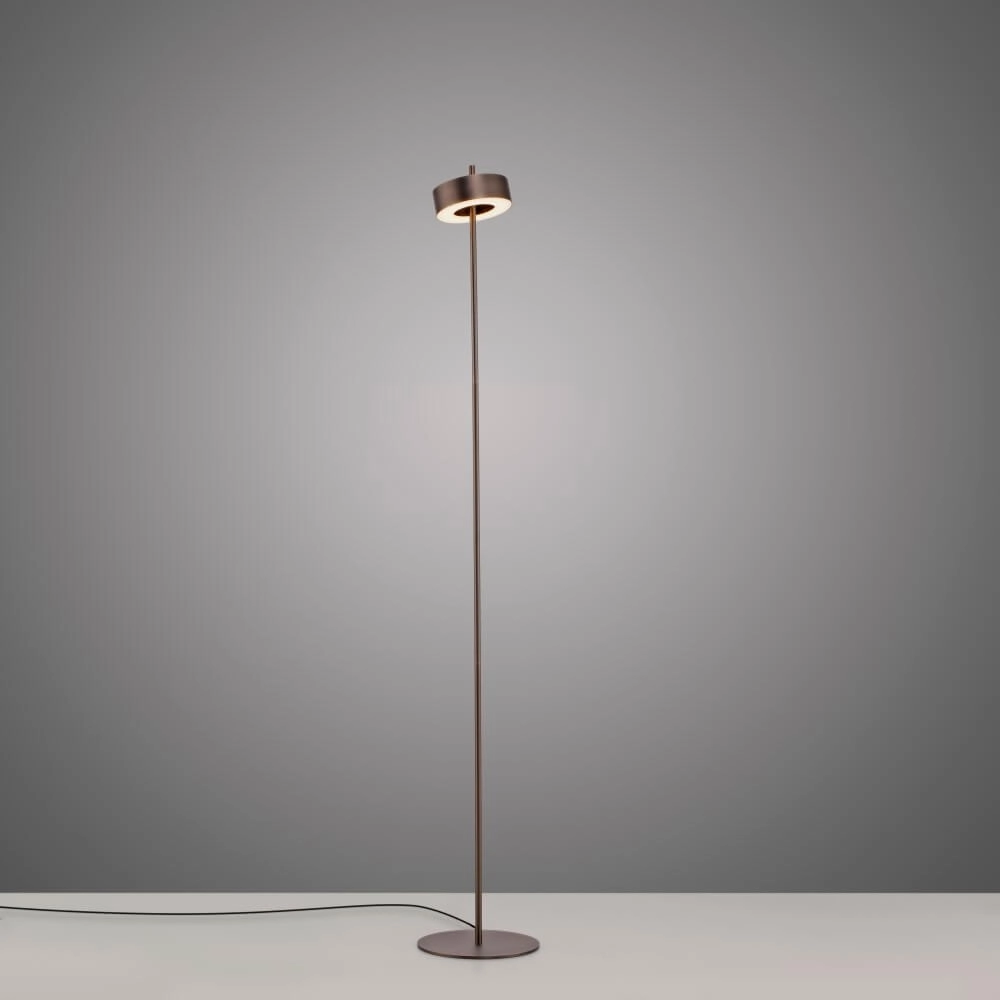 Vloerlamp Q-Rotate design bruin Paul Neuhaus 4012248383230