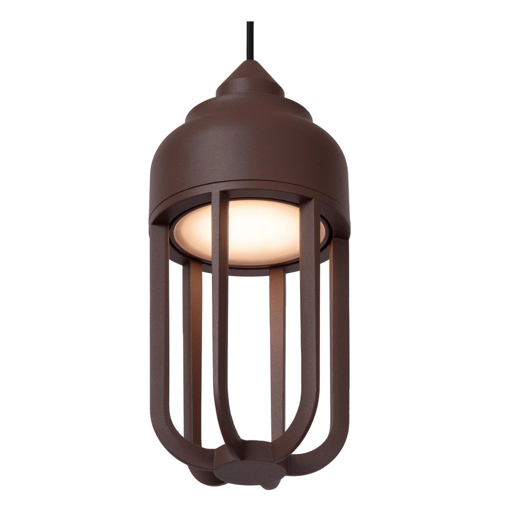 Hanglamp Wells roestbruin Lucide 5411212334138