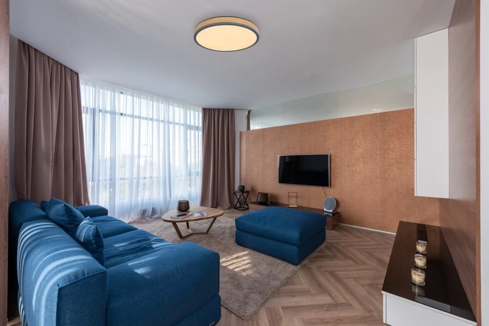 Dimbare led plafondlamp Doro Ø 45cm Globo 9007371433568