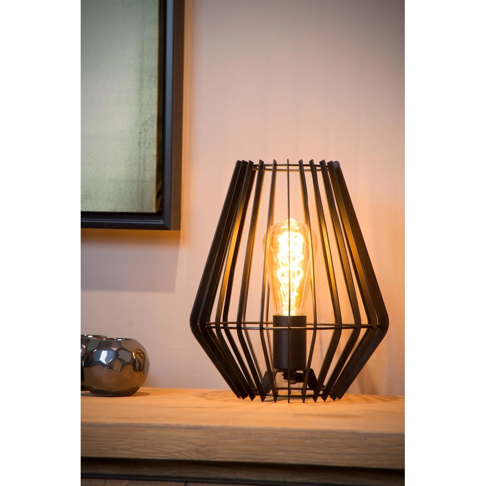 Tafellamp Reda zwart Lucide 5411212782496
