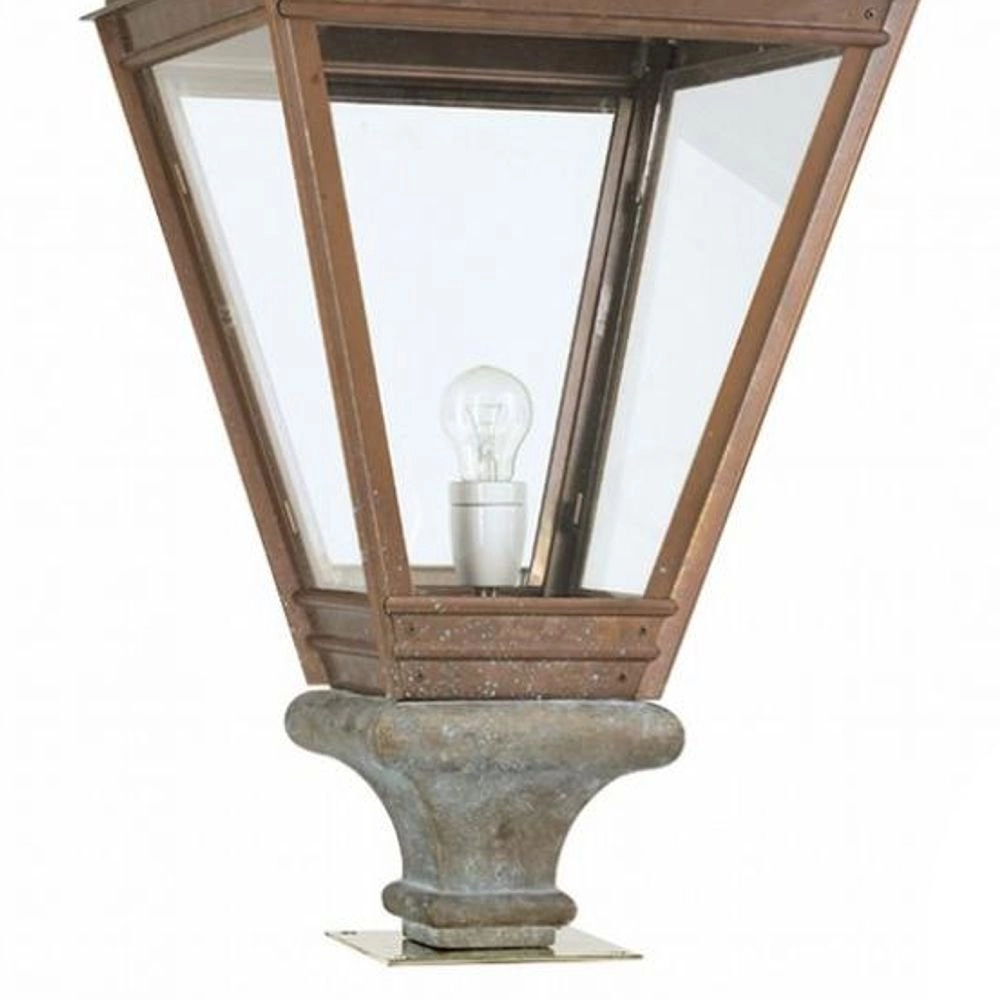 Koperen lantaarnlamp Jan vd Heijden 80cm koperbruin KS Verlichting 8714732144803