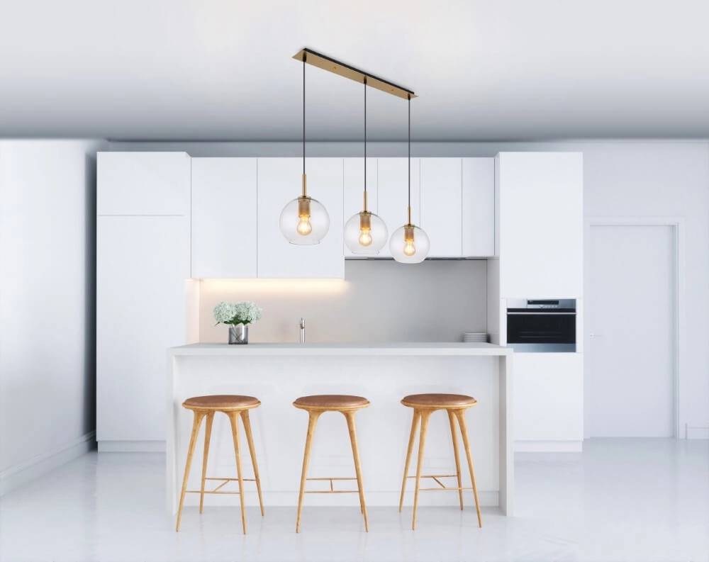 Glazen hanglamp Adara 3-lichts Globo 9007371405602