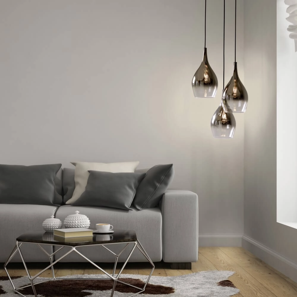 Moderne hanglamp Pilua 3-lichts rond Paul Neuhaus 4012248366097