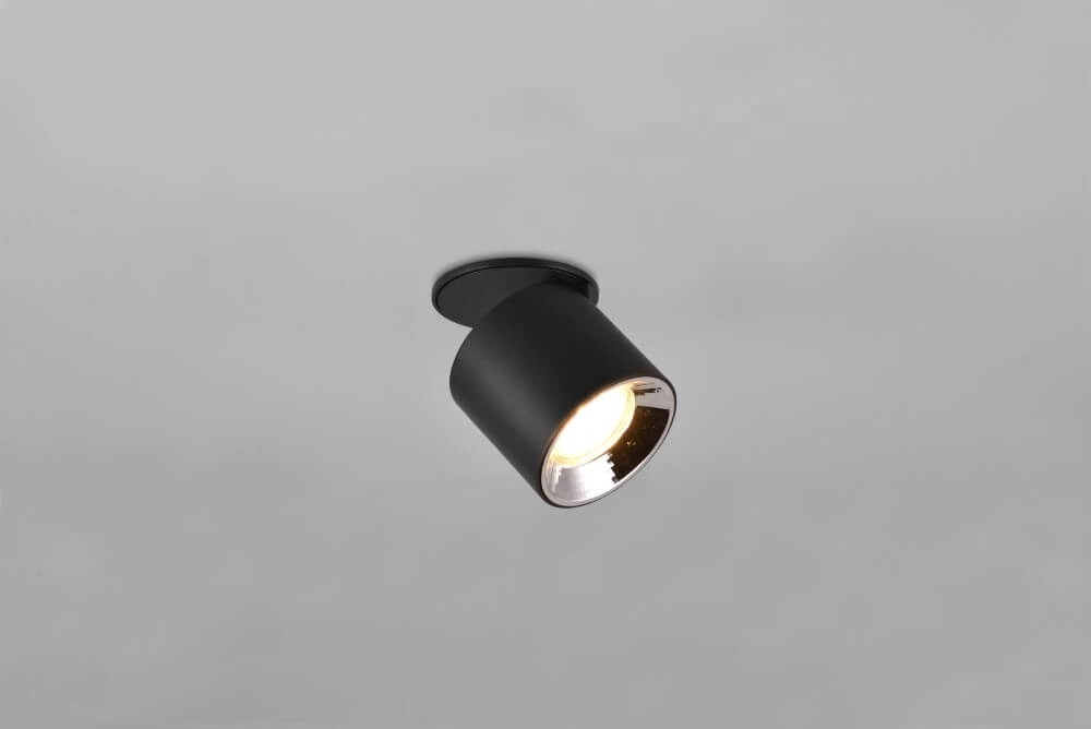 Plafondlamp Guayana zwart Trio 4017807573930