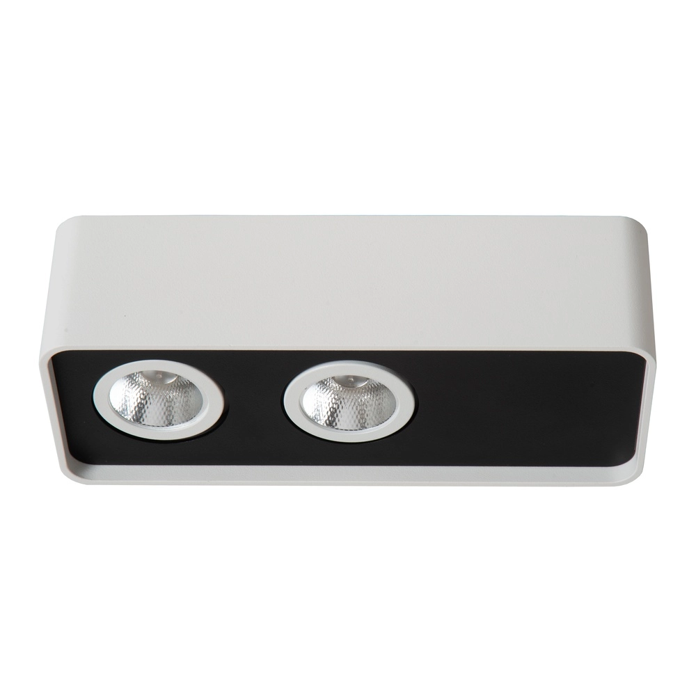 2-lichts plafondlamp Angular wit Premium by Lucide 5411212234407