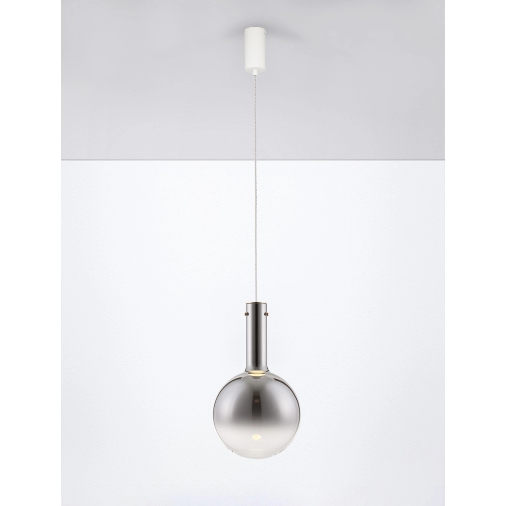 Pendant lamp Nostos smoke glass Lyora 5212017449030