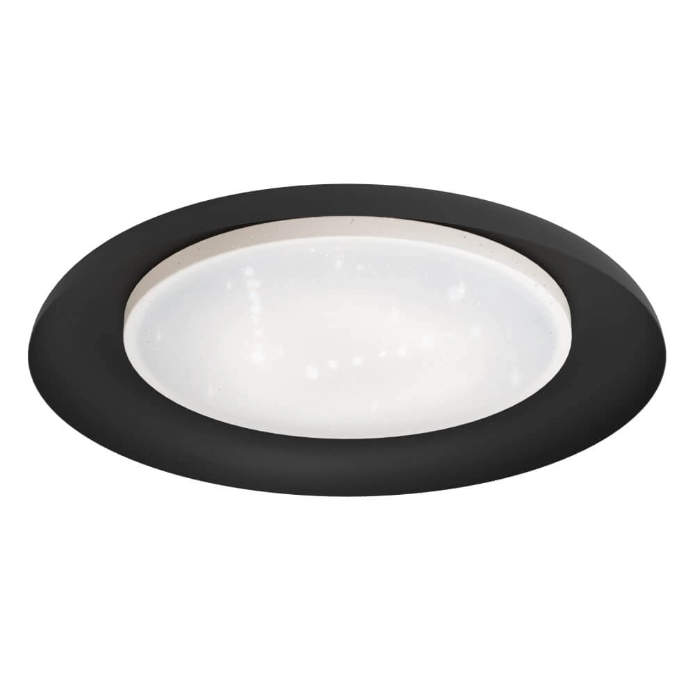 Zwarte plafondlamp Penjamo Ø 46,5cm Zwarte plafondlamp Penjamo Ø 46,5cm