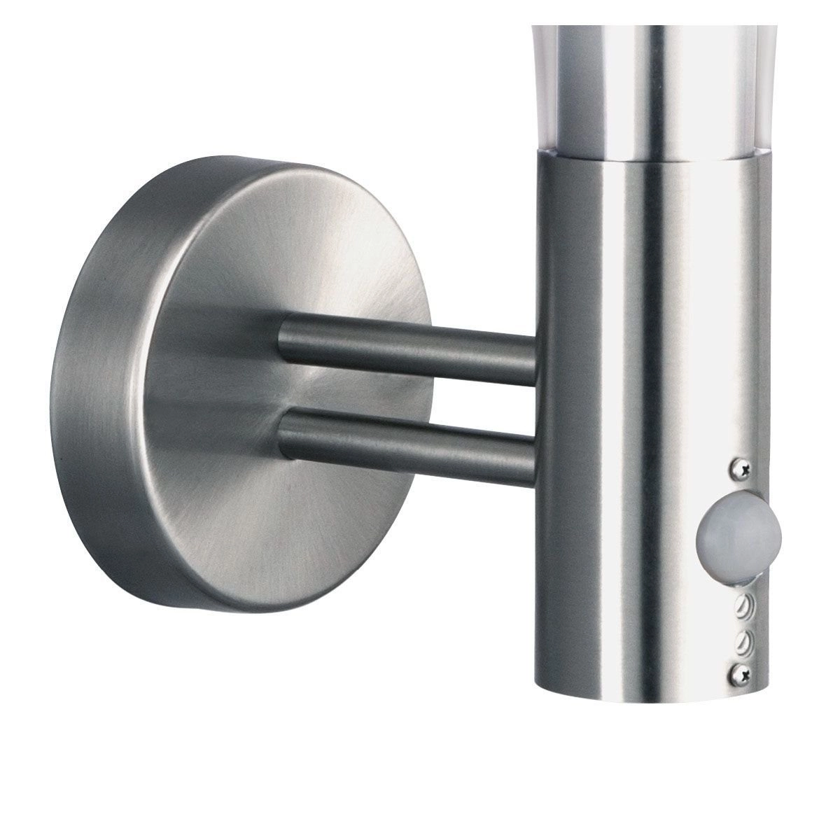 RVS buitenlamp Strand met sensor Searchlight 5013874365958