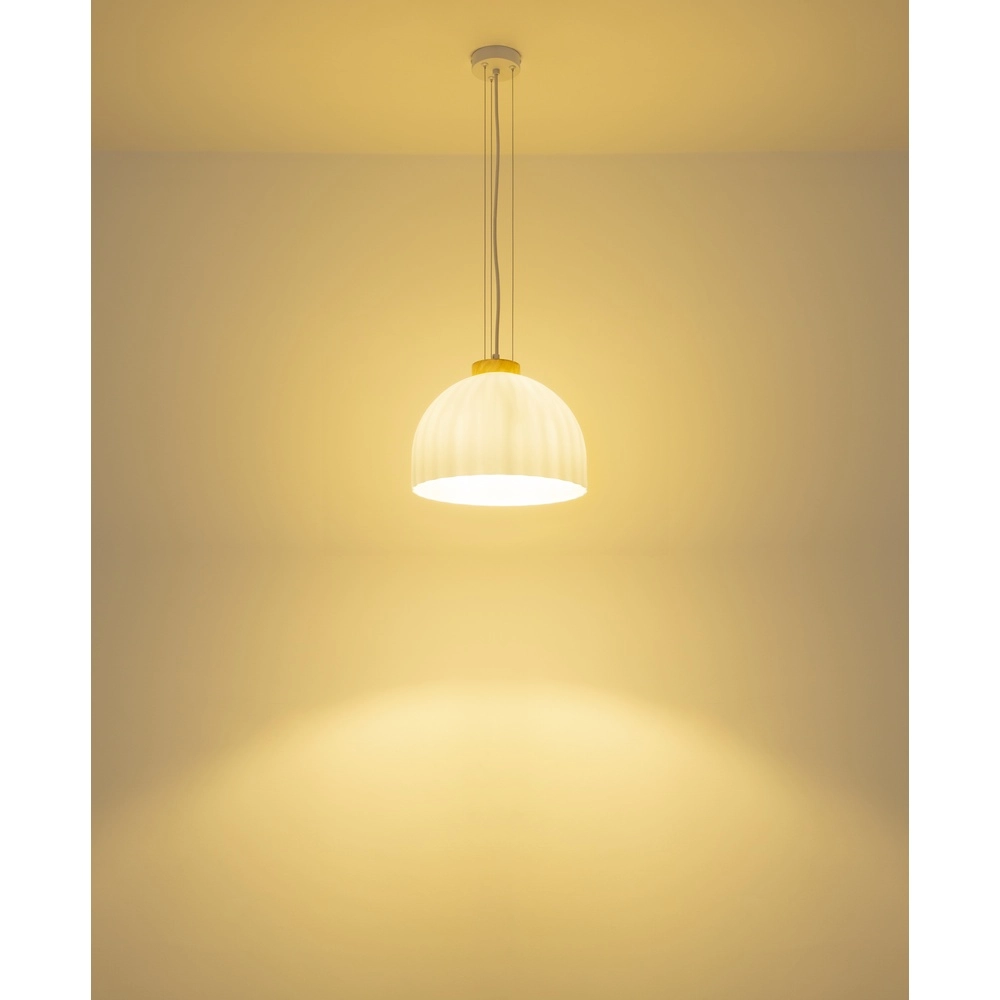 Hanglamp Swanson wit Ø 30cm Globo 9007371589999