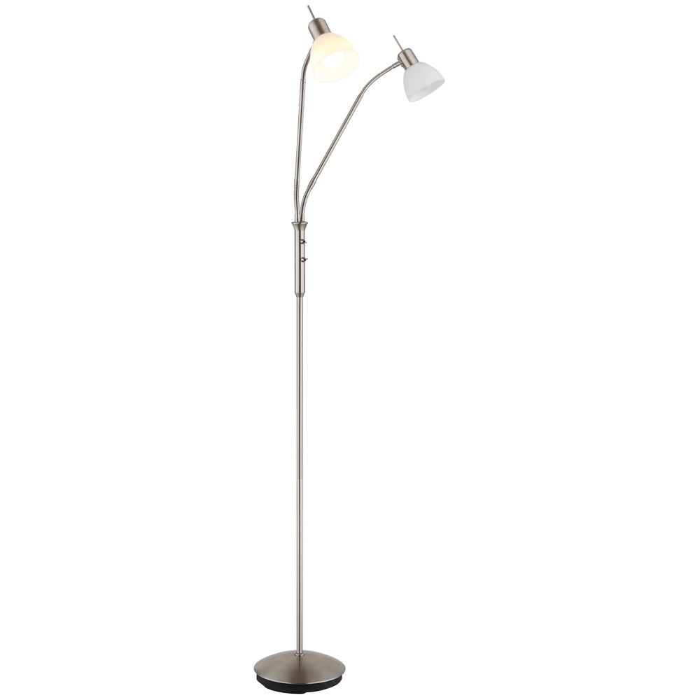 Leeslamp 2-lichts Malte nikkel Globo 9007371447541