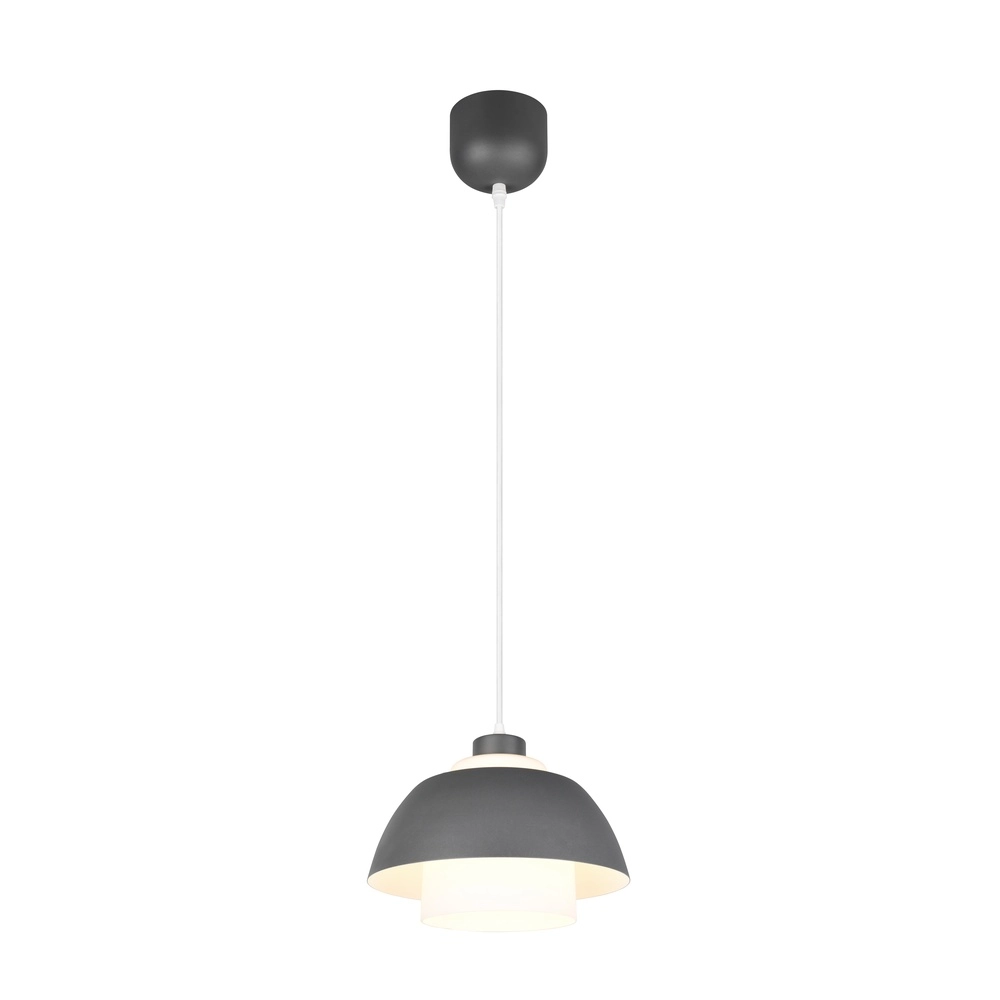 Design hanglamp Tilos antraciet Ø 30cm Trio 4017807682434
