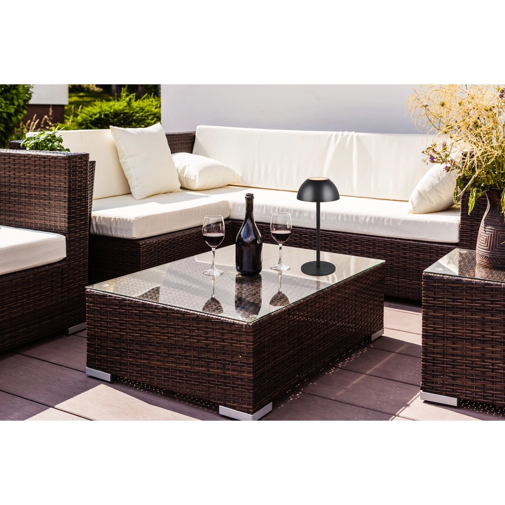 Tafellampje Ricardo zwart Ø 13,5cm Trio 4017807601794