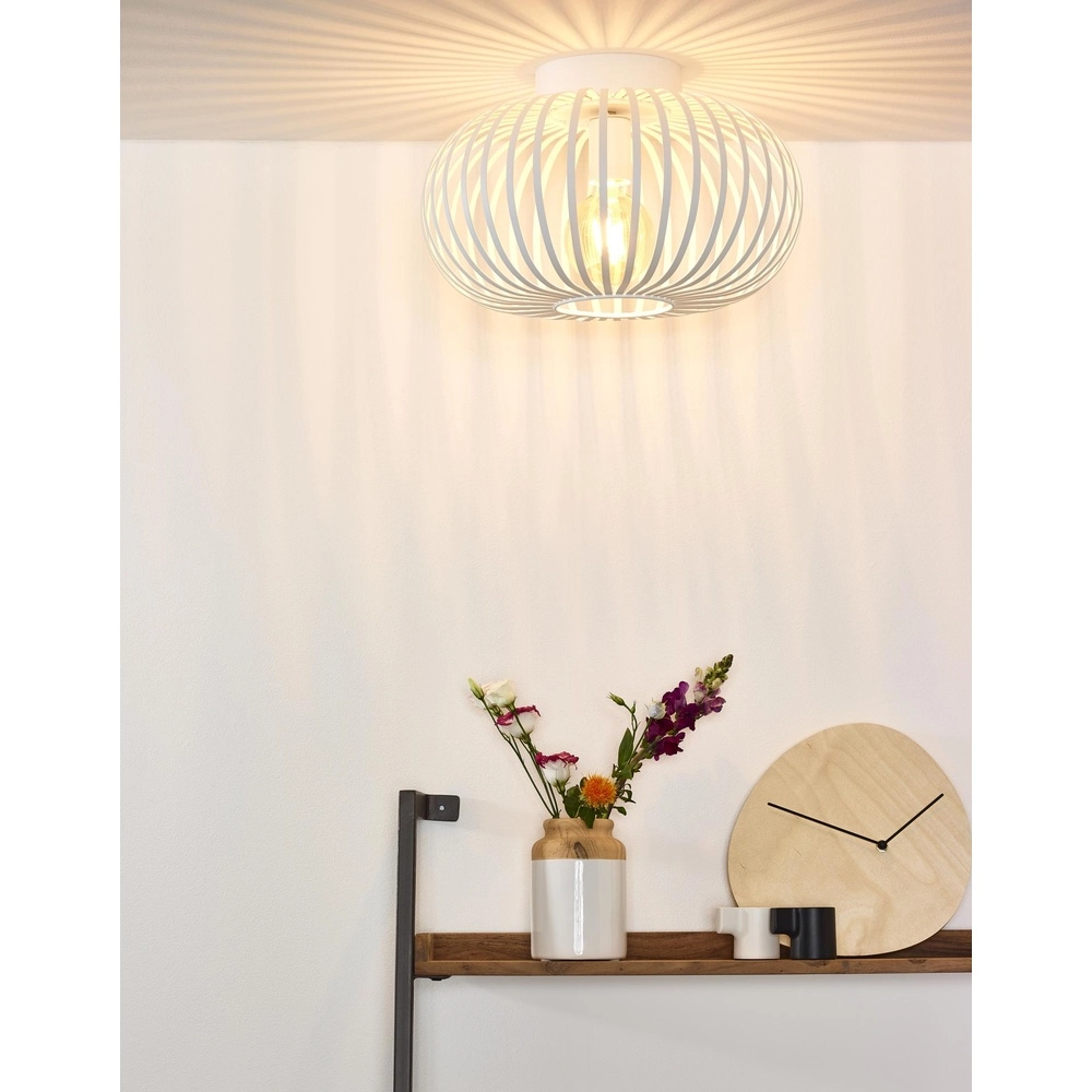 Plafondlamp Manuela Ø 39,5cm wit Lucide 5411212782359