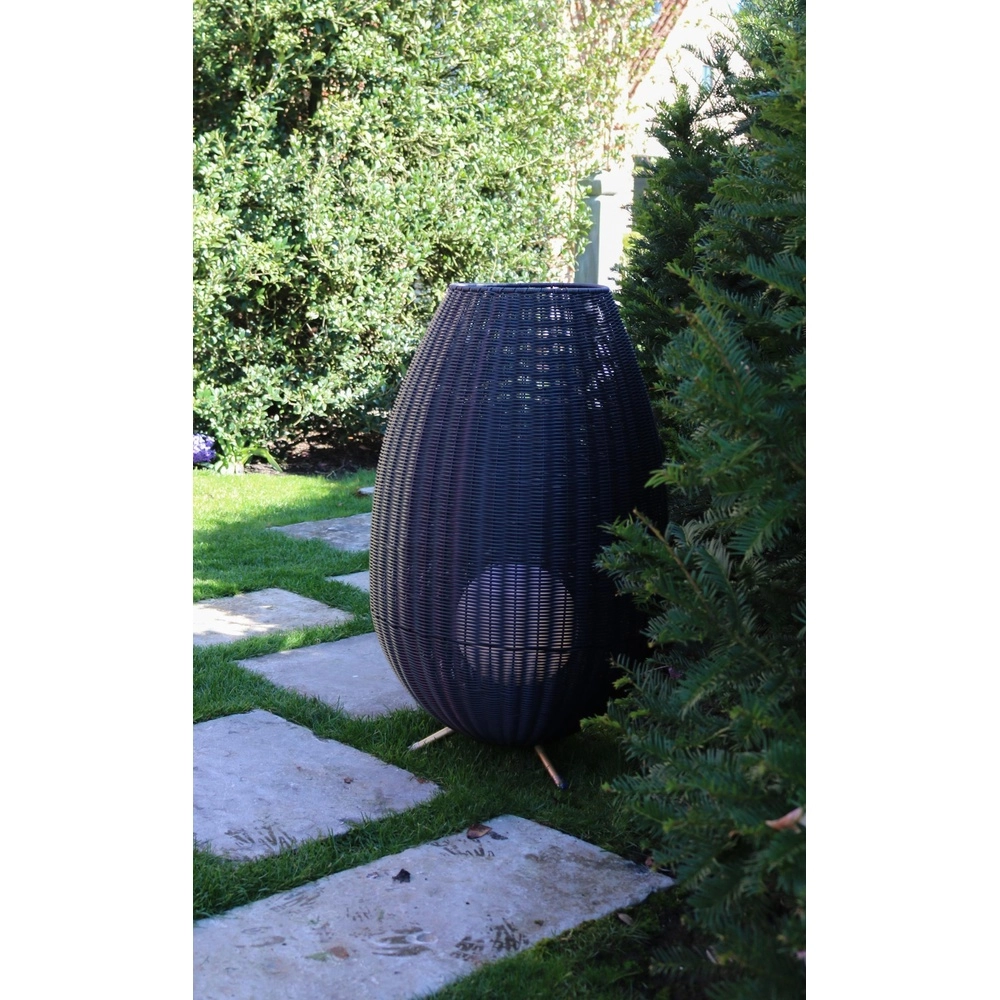 Tafellamp oplaadbaar Colin Ip44 zwart Lucide 5411212031860