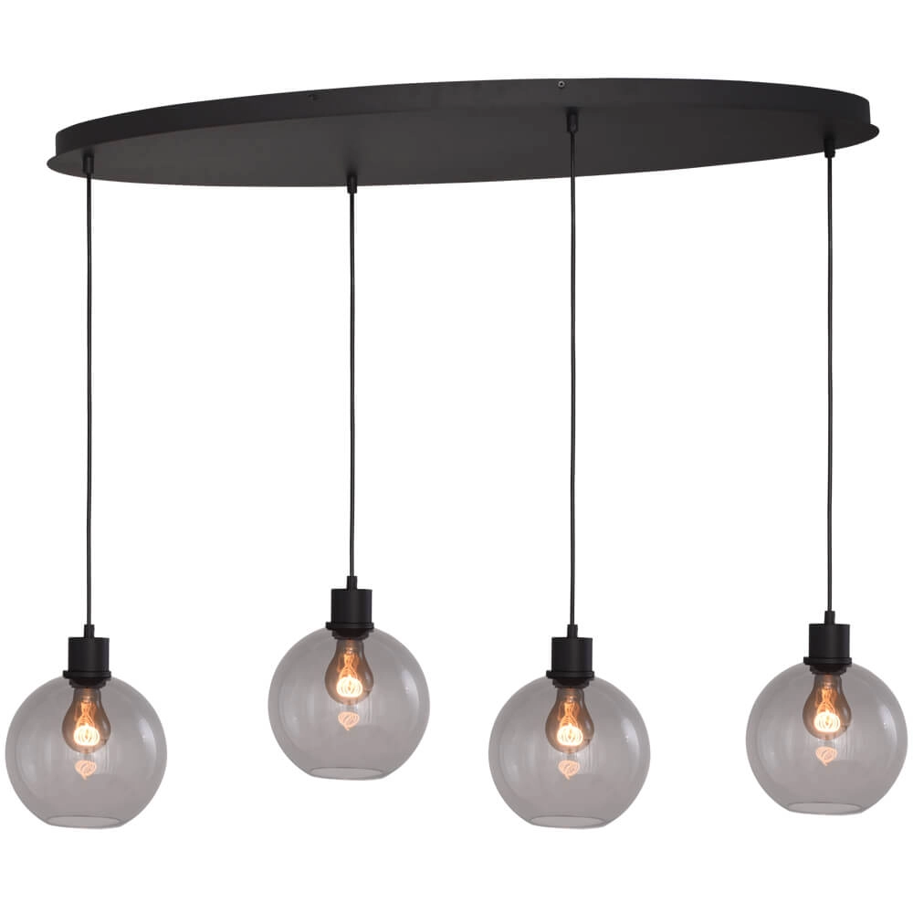 Hanglamp ovaal Lazise Oval 4x Ø 20cm goud Hanglamp ovaal Lazise Oval 4x Ø 20cm goud