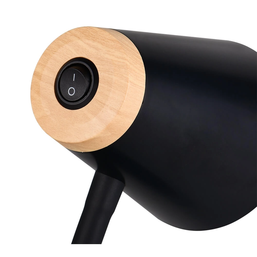 Klemlampje Pongo zwart Trio 4017807642797