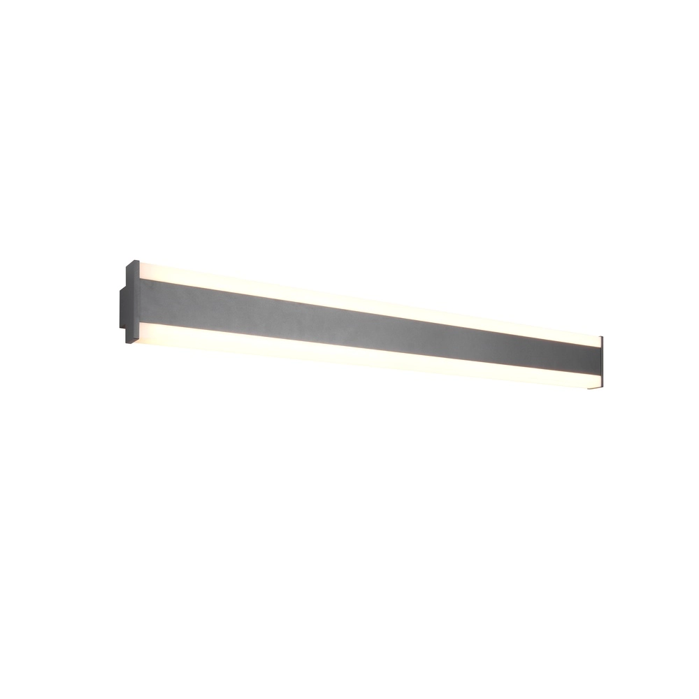 Wandlamp Dawson design antraciet 100cm