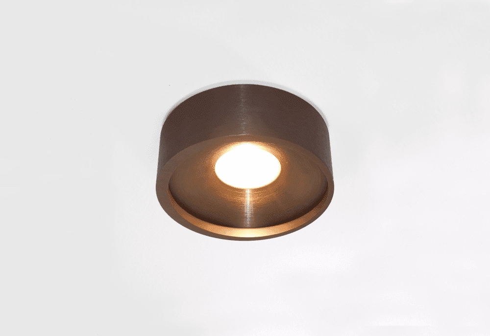 Koperen plafondspot Orlando