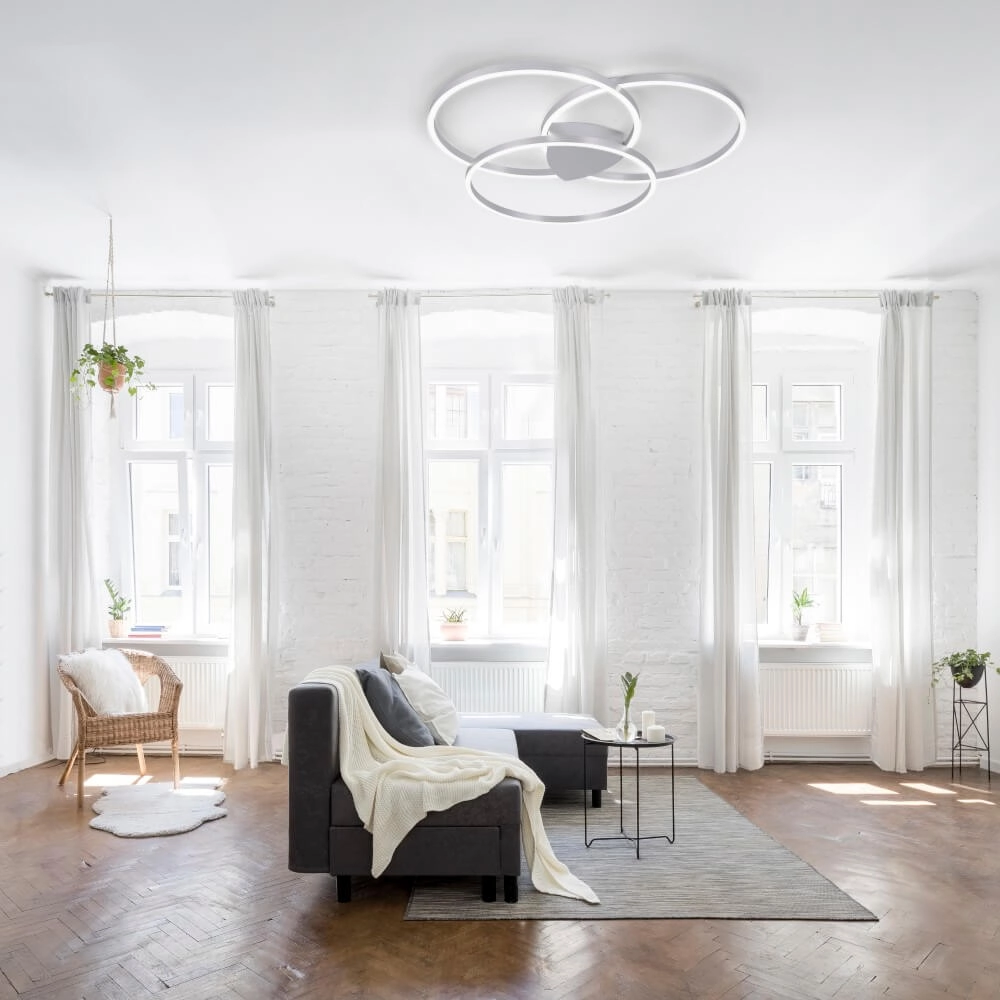 Plafondlamp Q-Kate design rond Paul Neuhaus 4012248342930