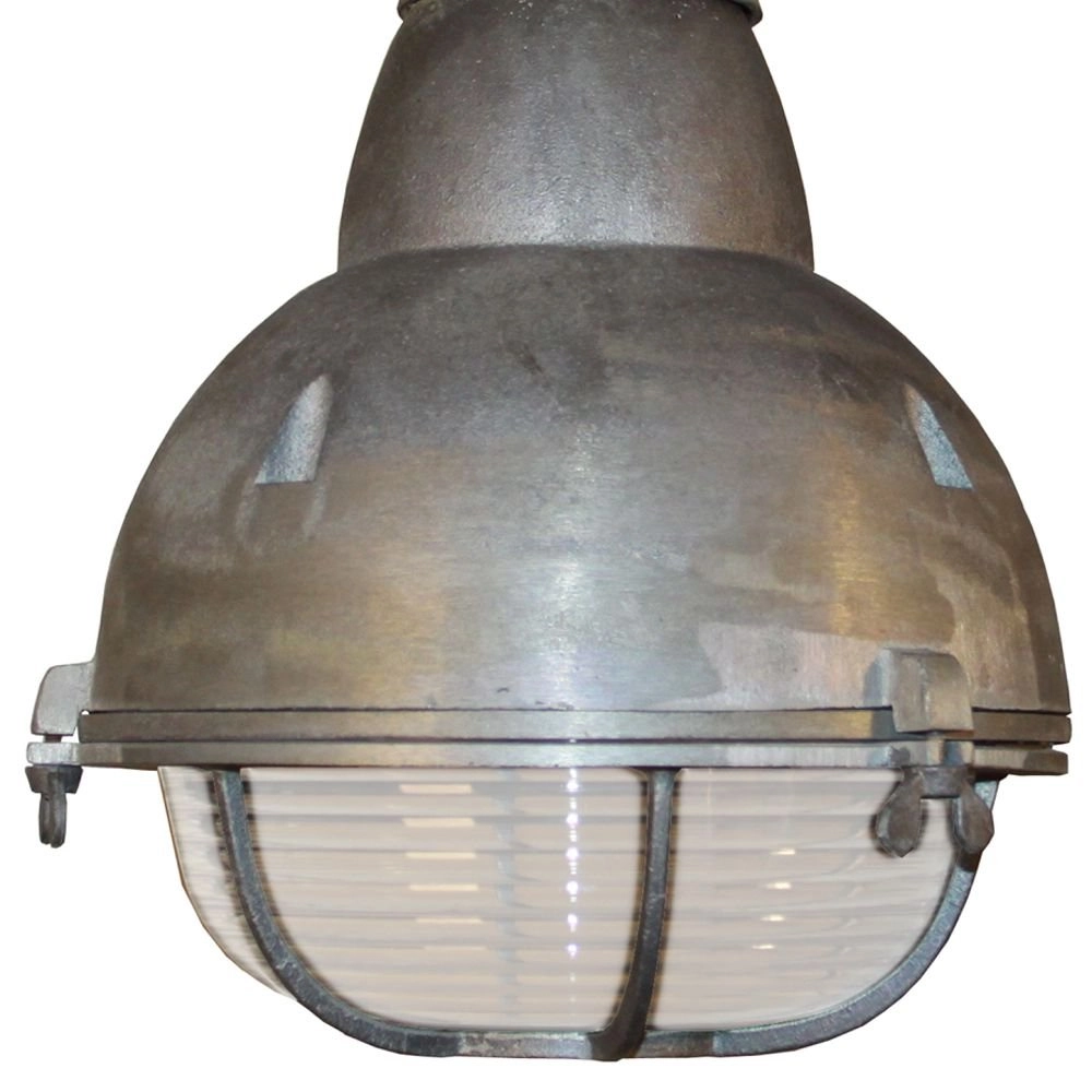 Industrie verandalamp Navigator 29cm antiek nikkel KS Verlichting 8714732704908
