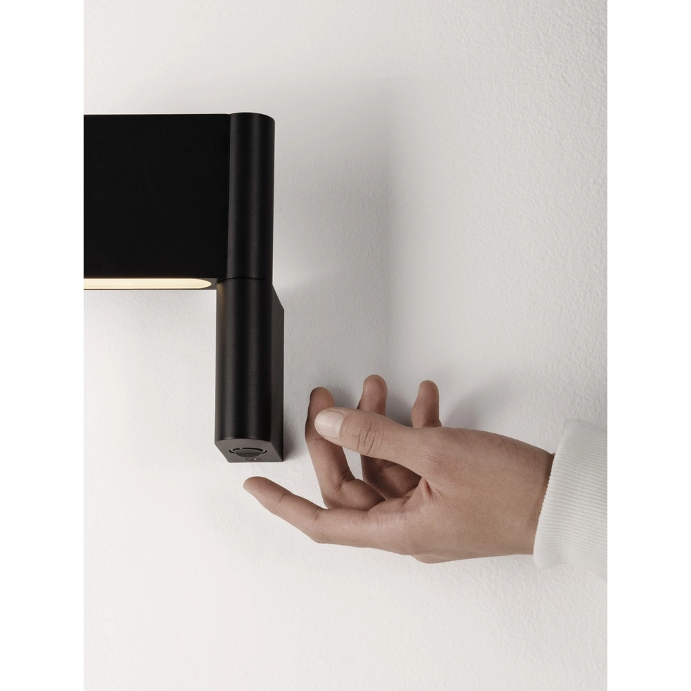 Wandlamp Flusso zwart Lyora 5212017478115